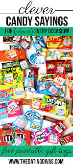 List of 41 ideas for cute ways to say thank you with candy. Clever Candy Sayings With Candy Quotes Love Sayings And More