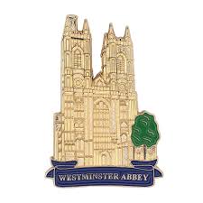 Westminster Abbey West Towers Pin Badge