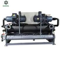 200 Tr 200ton Water Cooled Chiller - Dual Refrigeration System Screw  Compressors Industrial Chiller