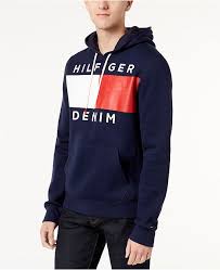 mens brooks logo print hoodie