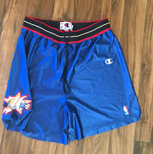 You are looking at a 100% authentic pair of mitchell & ness x just don philadelphia 76ers sixers the shorts are brand new. Authentic Champ 76ers Shorts Size 46 Great Condition Dm To Purchase Vintage Champion Starter Nike Adidas Sixers 76ers Nba Philly W Supreme Lv Fashion Swimwear