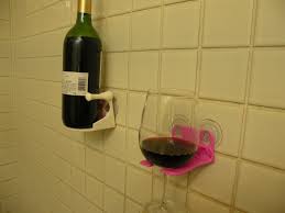 It S Time For A Very Long Shower Wine Winehumor Shower Wine Beer Can Holder Wine Bottle Holders
