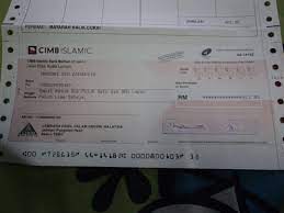 Apparently most cheque payment i see is to ketua pengarah hasil dalam negeri. Income Tax Refund