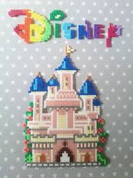 Disney Chateau Belle Au Bois Dormant En Perle Hama Phosphorescente By Esperlue Perler Bead Disney Disney Hama Beads Pattern Perler Bead Templates