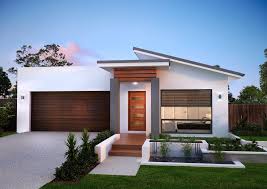 Cottage house plans are informal and woodsy evoking a picturesque storybook charm style homes have vertical board batten shingle or stucco walls gable roofs balconies small porches bay windows, often asymmetrical in layout and massing country house plans may be one or two stories most commonly featuring a gable roof with at least cross dormer windows floor. Modern Skillion Roof House Design Novocom Top