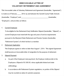 A retirement letter of resignation can provide perfect and professional closure to your career. Free Retirement Letter Note Template With Samples Word
