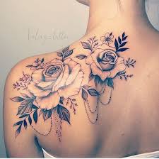 Pin By Esmee Kirkil On Tattoo Tattoos Rose Tattoos Shoulder Tattoos For Women