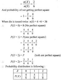 Rbse Solutions For Class 12 Maths Chapter 16 Probability And Probability Distribution Ex 16 4 Https Www Rbsesolutions Com Cla Class 12 Maths Math Probability