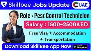 The types of pests will be dependent on the location, but commonly these include ants, roaches, bedbugs, termites, ticks, spiders, wasps, rats, and mice that infest structures (or in the case of farmland or orchards. Job In Uae Role Pest Control Technician Company Topcitizen Pest Control Salary Aed1500 2500 Youtube