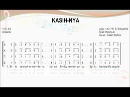 Kasih Nya W S Kirkpatrick Handy L Satb Teks Kor Lagu Rohani Not Angka Youtube