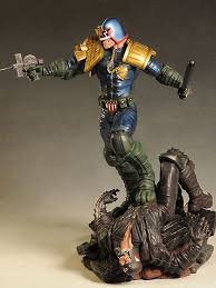 Judge Dredd Exclusive Statue Judge Dredd Action Figures Collection Statue