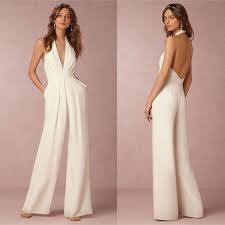 Review and determine extent of sharpie. 2017 Neu Damen Overall Hose Romper Jumpsuit Playsuit Ruckenfrei Lange Weiss Hosenanzug Damen Hochzeit Overall Frauen Kleidung