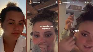 Influenceuse sur instagram, elle partage régulièrement . Lou Pernaut Appelle A L Aide Apres Sa Petite Folie Capillaire