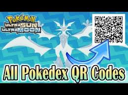 Youtube Pokemon Sun Qr Codes Pokemon Pokemon Moon Qr Codes