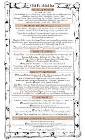 Old faithful inn dining room. Old Faithful Inn Dining Room Menu In Yellowstone National Park Wyoming Usa