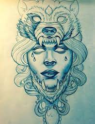 College Neck Tattoo Ideas Wolf Girl Tattoos Girl Neck Tattoos Neck Tattoo