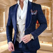 Compared with shopping in real stores, purchasing products including wedding suit on dhgate will endow you great benefits. Best Price High Quality Navy Blue Mens Tuxedos List And Get Free Shipping A243