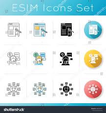 Remote Jobs Icons Set Technical Support Seo And Copywriting Freelance Manager Article Author And Call Centre Operato A Remote Jobs Icon Set Flyer Template