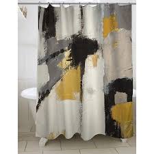 Idg Yellow Catalina 1 Shower Curtain Walmart Com In 2020 Yellow Shower Curtains Gray Shower Curtains Unique Shower Curtain