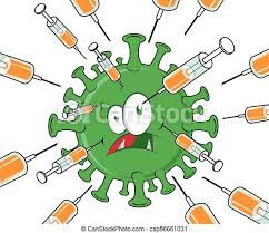 The finding could pave the way for the shot to become the second authorized in the u.s. Syringe With Vaccine Attacks The Covid 19 Coronavirus Cartoon Clip Art Canstock
