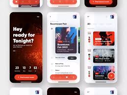 Vip Event App Showcase By Ariunbold Ankhaa In 2020 Event App Web App Design Ux Design