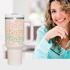 Buy 2 Designs 40oz Quencher Stanley Tumbler Wrap Smiley Boho Pray Pray Pray  40 Oz SVG Cute Floral 40oz SVG Cricut Silhouette Template Online in India