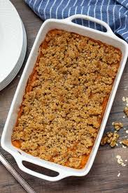 Place the sweet potatoes in a dutch oven, and cover with cold water. Healthy Sweet Potato Casserole Gluten Free Vegan A Mind Full Mom