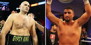 Heavyweight boxer tyson fury champion of the world. Wbc Wm Tyson Fury Vs Agit Kabayel Am 5 Dezember In London