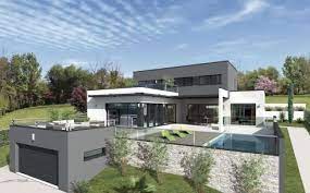 Maison darchitecte maison etage plan maison contemporaine maison moderne plan de maison terrain en pente piscine aménagement paysager terrasse piscine piscine terasse mini piscine. Vues Exterieures Villa Contemporaine Villa Design Contemp Toit Terrasse Maison Moderne Plan Maison Contemporaine Maison Moderne Toit Plat Maison Design