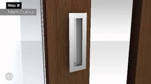 304 stainless steel handles feature a distinctive and durable structure with strong resistance to rust, corrosion, and fit for both cabinet door/drawer and sliding door.if your sliding door is two sides pulls, your door thickness should more than 20mm. How To Fit A Flush Pull Handle Youtube