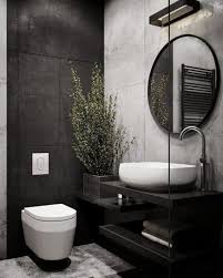Bathroom Grey Black White Decor 43 Ideas For 2019 Bathroom Black Decor Grey Ideas White In 2020 Grey Bathrooms Bathroom Decor Luxury Grey Bathroom Tiles