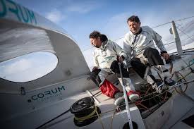 Jean le cam est né en bretagne dans une bourgade des monts d'arrée. Transat Jacques Vabre Nicolas Troussel And Jean Le Cam Together For The First Time
