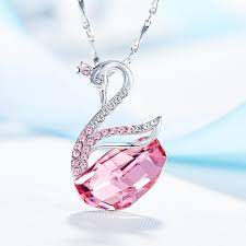 We are sure she is beautiful, wonderful, and a ton of fun. Swarovski Swan Necklace Beautiful Gift For Girlfriend Giftforyou Store
