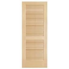 Steves Sons Full Louver Unfinished Pine Interior Door Slab M64nfnnnac99 At The Home Depot Pine Interior Doors Doors Interior Slab Door