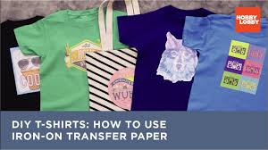 Ranging from 3/16 to 2. Diy T Shirts How To Use Iron On Transfer Paper Hobby Lobby Youtube