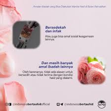 Dalam isu sedekah, tidak disyaratkan bagi seseorang itu akan suci dari sebarang hadas. Indonesia Bertauhid Official Ø¹Ù„Ù‰ ØªÙˆÙŠØªØ± Amalan Ibadah Yang Bisa Dilakukan Wanita Haid Di Bulan Ramadhan Https T Co Yqtcz0s5ss ØªÙˆÙŠØªØ±