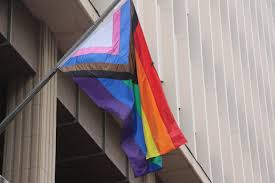 It consisted of eight stripes in different colors, each one with a specific meaning. Pride Flag Raised At City Hall For First Time In San Diego S History Kpbs