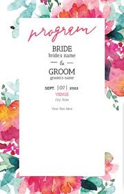 We did not find results for: Floral Wedding Programs Templates Designs Vistaprint