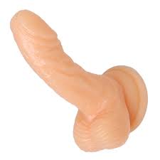 Silicone 4 Inch Realistic Suction Cup Mini Dildo- Flesh: Sex Toy  Distributing