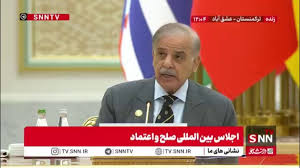 شهباز شریف: جامعه جهانی از طالبان بخواهد که عناصر تروریستی را در خاک افغانستان مهار کند