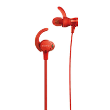 At first glance, i was surprised at how large the main earpiece is. Sony Extra Bass Sports Wireless In Ear Headphones Red Mdr Xb50bs