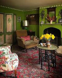 Glorious In Green Gavin1966 Boz Gagovski Interiors Fulllook Green Cottage Englishcountrysi Vintage Living Room Living Room Green Living Room Wall Color