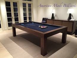 Modern Pool Table Natural Walnut Modern Pool Table Modern Pools Pool Table Sizes