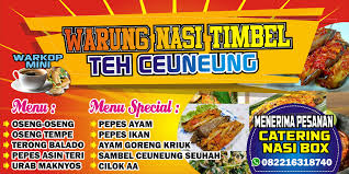Spanduk Warung Makan Kekinian