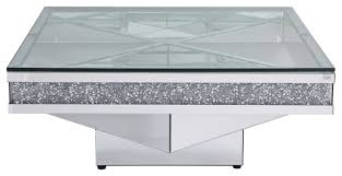 Slowly stir in alum, a little at a crystal coffee table, until it stops dissolving. Windsor Crystal Mirrored Coffee Table Tempered Glass Contemporary Coffee Tables By Elegant Furniture Lighting Houzz