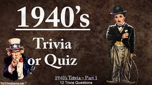 It's actually very easy if you've seen every movie (but you probably haven't). History Of The 1940 S Trivia Quiz 1 Youtube