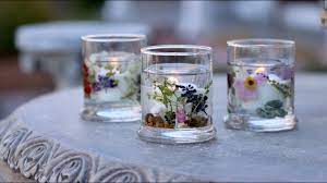 Select the flowers, leaves that you would like to use to decorate your candles. Diy Dried Flower Resin Candles Garden Answer Youtube