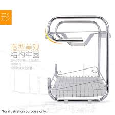 Rak bunga bisa jadi dekorasi cantik untuk hiasan dalam rumah. Bigspoon 304 Stainless Steel Extra Wide 2 Tier Dish Rack 22 Inch Kitchen Dish Drainer Rack