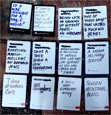 Cards against humanity has a free download for a pdf to print custom cards (e.g. Uno Wild Card Ideas Shefalitayal