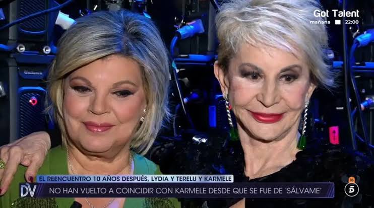 Karmele Marchante se reencuentra con Terelu Campos y Lydia Lozano en '¡De  Viernes!', tras 10 años desde su desaparición de televisión